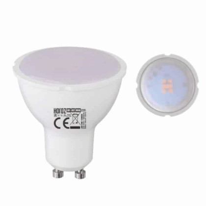 Світлодіодна лампа PLUS-6 6W GU10 6400К, Horoz Electric, 001-002-0006-011