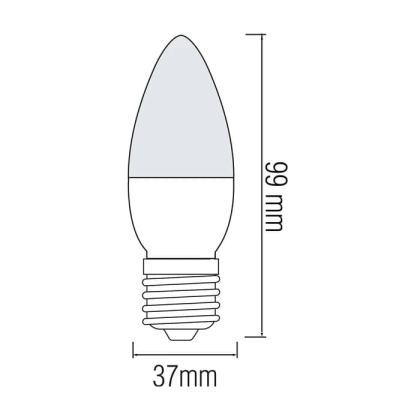 Світлодіодна лампа ULTRA-6 6W E27 4200К, Horoz Electric, 001-003-0006-060