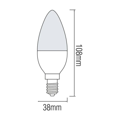 Світлодіодна лампа ULTRA-10 10W E14 4200К, Horoz Electric, 001-003-0010-030
