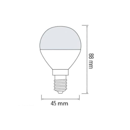 Світлодіодна лампа ELITE-8 8W Е14 3000К, Horoz Electric, 001-005-0008-020