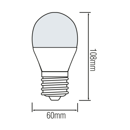 Cвітлодіодна лампа PREMIER-8 8W E27 3000К, Horoz Electric, 001-006-0008-023