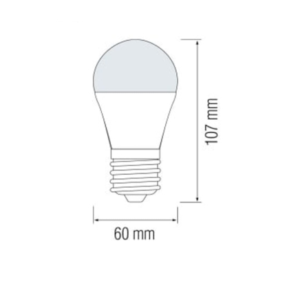 Cвітлодіодна лампа PREMIER-9 9W E27 6400K, Horoz Electric, 001-006-0009-010