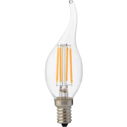Світлодіодна лампа FILAMENT FLAME-4 4W Е14 4200К, Horoz Electric, 001-014-0004-030