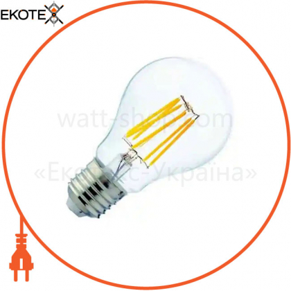 Лампа філамент LED 6W А60 Е27 2700К 650Lm 220-240V/100