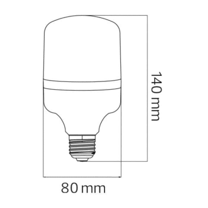 Світлодіодна лампа TORCH-20 20W E27 4200K, Horoz Electric, 001-016-0020-032