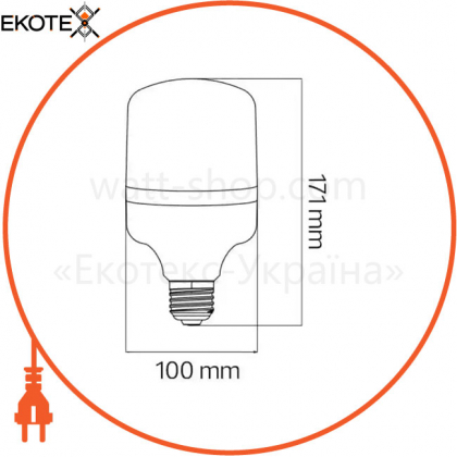 Лампа TORCH-30 LED 30W 4200K Е27 2400Lm 175-250V/20/ - /24/