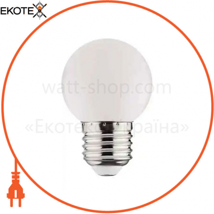 Лампа кулька SMD LED 1W E27 120Lm 220-240V 6400К/10/250
