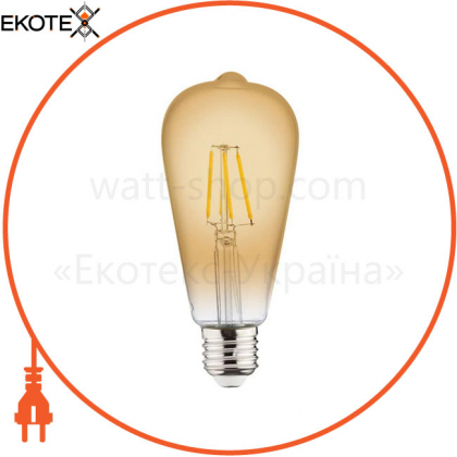 Лампа філамент LED Урожай 6W Е27 2200К 540Lm 220-240V/100