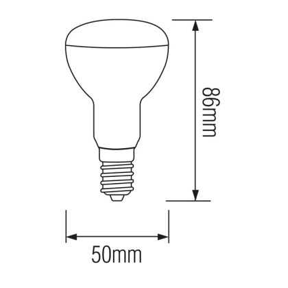Світлодіодна лампа REFLED-6 6W E14 4200К R50, Horoz Electric, 001-040-0006-031