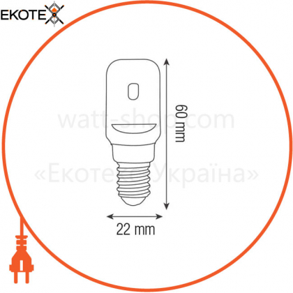 Лампа SMD LED 4W 6400K E14 360Lm 220-240V пластик/25//200