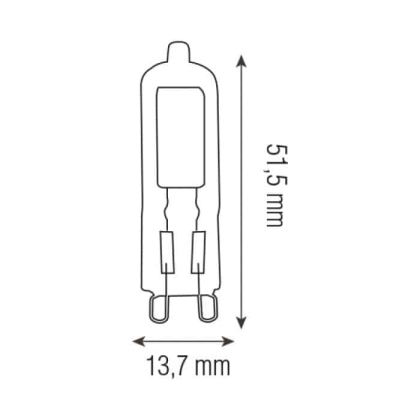 Світлодіодна лампа EXA-3 3W G9 6400К, Horoz Electric, 001-047-0003-010
