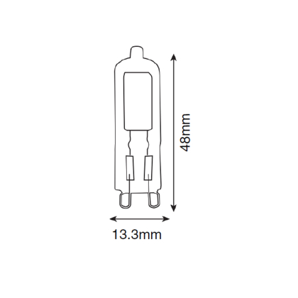 Світлодіодна лампа EXA-4 4W G9 4200К, Horoz Electric, 001-047-0004-030