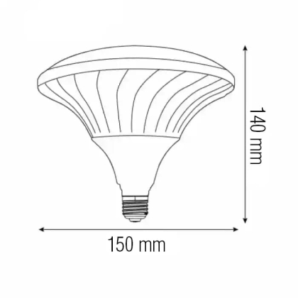 Світлодіодна лампа UFO PRO-50 50W E27 6400K, Horoz Electric, 001-056-0050-010