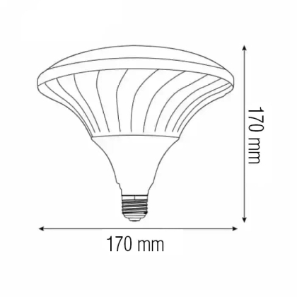 Світлодіодна лампа UFO PRO-70 70W E27 6400K, Horoz Electric, 001-056-0070-010