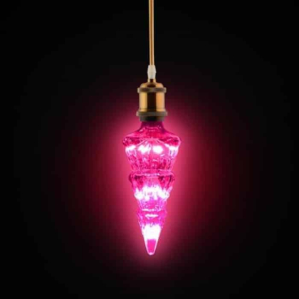 Світлодіодна лампа PINE 2W рожева, Horoz Electric, 001-059-0002-060