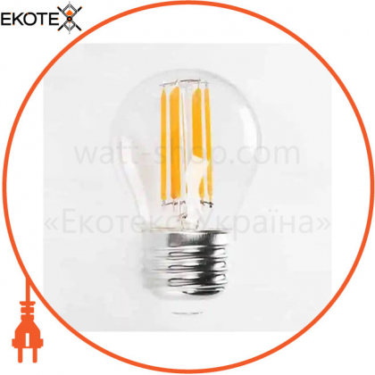 Лампа філамент LED 4W кулька Е27 4200K 450Lm 220-240V/100