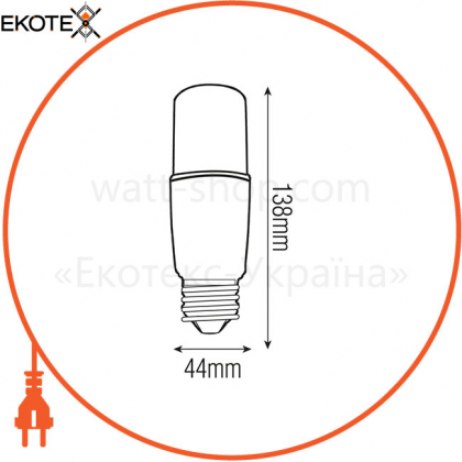 Світлодіодна лампа FOX-12 12W E27 6400К