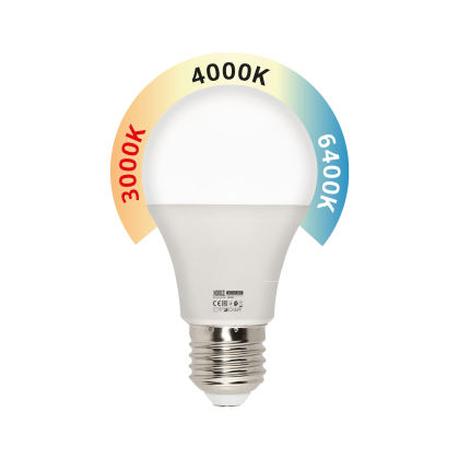Cвітлодіодна лампа COMBO-10 10W E27 3000K-4000К-6400K, Horoz Electric, 001-073-0010-010