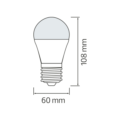 Cвітлодіодна лампа COMBO-10 10W E27 3000K-4000К-6400K, Horoz Electric, 001-073-0010-010