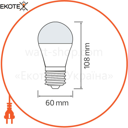 Лампа А60 SMD LED 10W 3000К-4000К-6400K E27 940Lm 175-250V/10/100