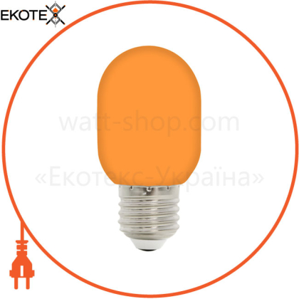 Лампа SMD LED 2W  E27 38Lm 220-240V помаренчева/1/200