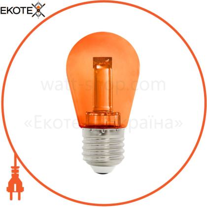 Лампа SMD LED 2W  E27 96Lm 220-240V помаранчева/1/200