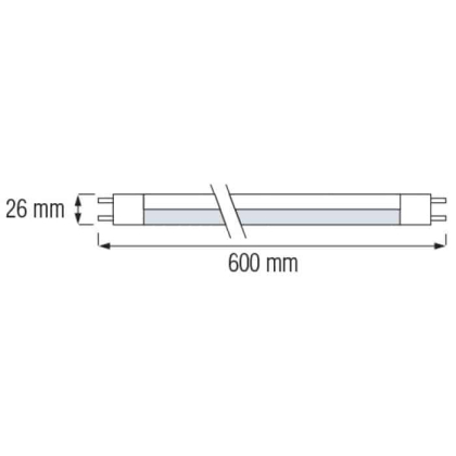 Світлодіодна лампа LED TUBE PRO-60 9W T8 6400К, Horoz Electric, 002-003-0009-010