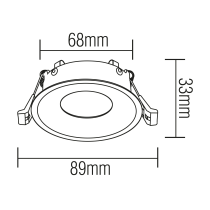 Корпуси під лампу KAKTUS-R білий, Horoz Electric, 015-034-0001-010