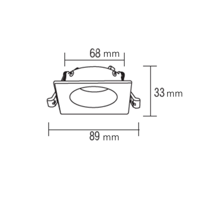 Корпуси під лампу KAKTUS-S чорний, Horoz Electric, 015-035-0001-020