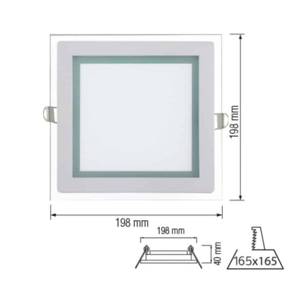 Світлодіодний світильник MARIA-15 15W 4200К, Horoz Electric, 016-015-0015-030