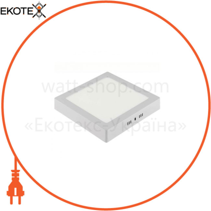 Светильник накладной LED 18W 3000K 1300Lm 100 265V 211мм белый квадратн./1/10