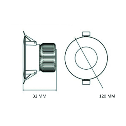 Світлодіодний світильник врізний ALEXA-12 3CCT 12W, Horoz Electric, 016-048-1012-010