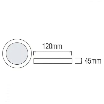 Світлодіодний світильник CARLA-16 16W 4200К, Horoz Electric, 016-058-0016-030