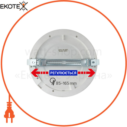 Светильник накладн./врезн. LED 18W 1530Lm с дат. движения 100 265V d 220*h23мм ЧЕРНЫЙ кругл./1/20