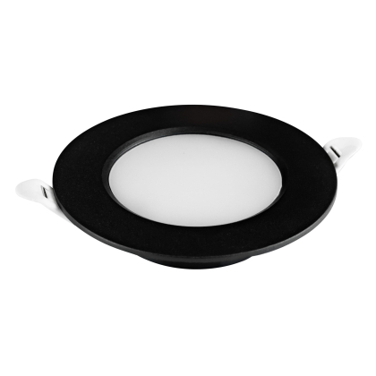 Світлодіодний світильник вбудований LED AURA-3 3W 6400K чорний, Horoz Electric, 016-068-0003-040