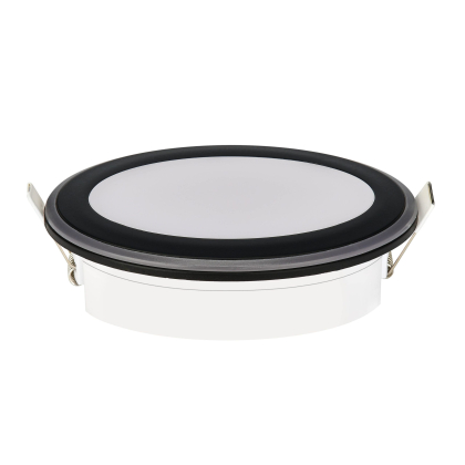 Світлодіодний світильник вбудований LED PARKER-12 12W 4200K чорний, Horoz Electric, 016-071-0012-020