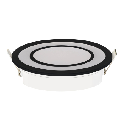 Світлодіодний світильник вбудований LED CARTER-12 12W 4200K чорний, Horoz Electric, 016-072-0012-020