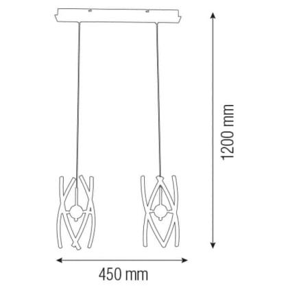 Світлодіодна люстра OPTIMA-24 24W, Horoz Electric, 019-030-0024-010