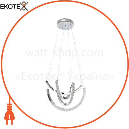 Люстра LED 33W 4000K 2310Lm 180-260V 450х1200мм хрусталь/1