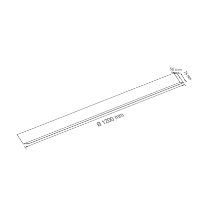 Світлодіодна люстра FORTUNE 3CCT-40 40W чорна, Horoz Electric, 019-051-1040-020