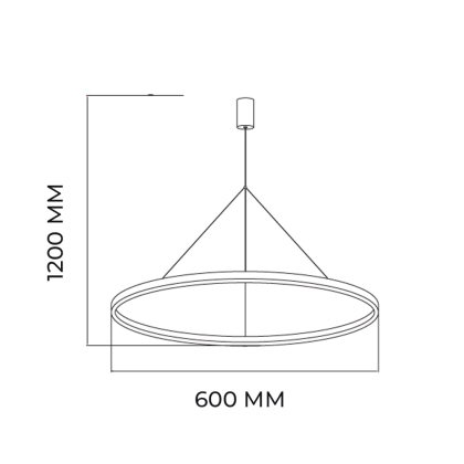 Світлодіодна люстра RAIMOND-55 55W, Horoz Electric, 019-074-0055-020