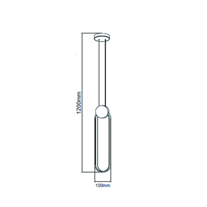 Світлодіодна люстра ALWAYS 12W, Horoz Electric, 019-075-0012-020