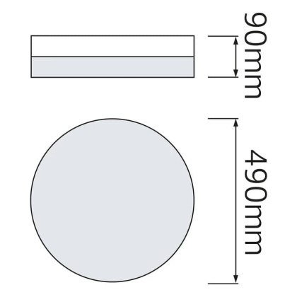 Світлодіодний світильник потолочний ETERNAL-48, Horoz Electric, 027-013-0048-010