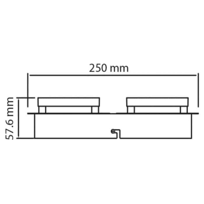 Світлодіодний світильник стельовий LIKYA-4, Horoz Electric, 036-007-0004-010