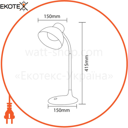 Настольная лампа аккумуляторная LED 10W 150-200/3-5Lm 3000-4500-6000K 3,7V/1200mAh белая /1/12