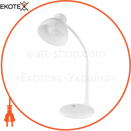 Настольная лампа аккумуляторная LED 10W 150-200/3-5Lm 3000-4500-6000K 3,7V/1200mAh белая /1/12