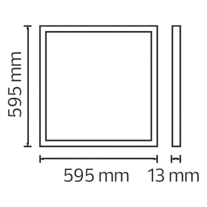 Світлодіодний світильник врізний CAPELLA-48 48W 4200К, Horoz Electric, 056-012-0048-030