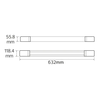 Світлодіодний світильник вологозахищений OKYANUS-36 36W 6400K, Horoz Electric, 059-005-0036-010