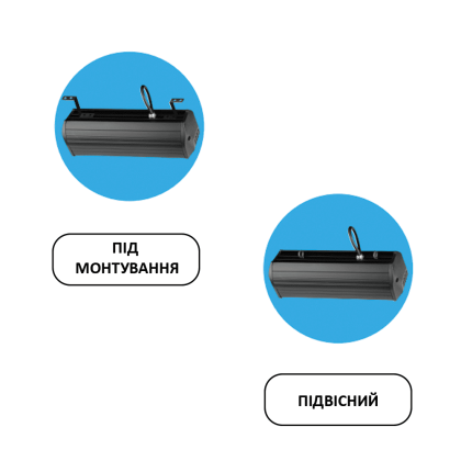 Світильник промисловий вологозахищений підвісний PYRAMID-100, Horoz Electric, 063-010-0100-010