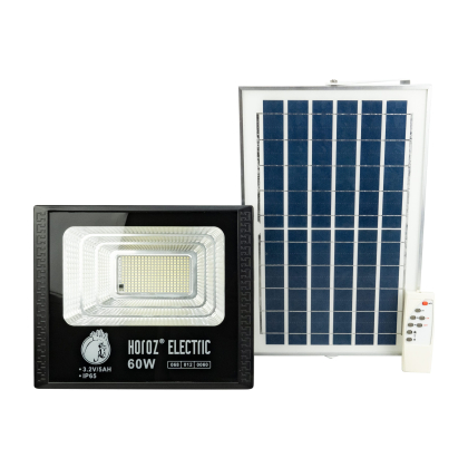 Прожектор світлодіодний з сонячною панеллю TIGER-60 60W 6400K, Horoz Electric, 068-012-0060-010